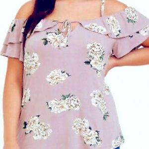 Torrid Cold Shoulder Blouse